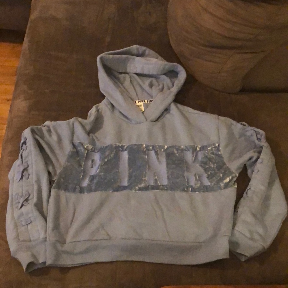 Pink Victoria’s Secret hoodie